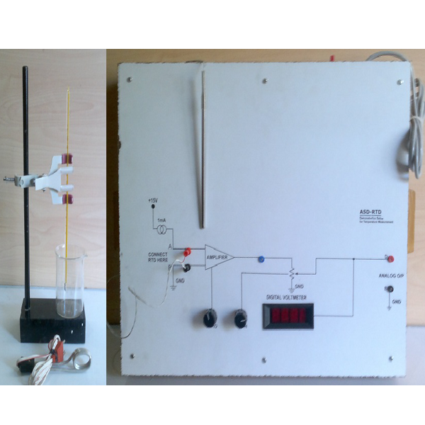 Measurement & Instrumentation Lab  Temperature Measurement Tutor using RTD sensor,   